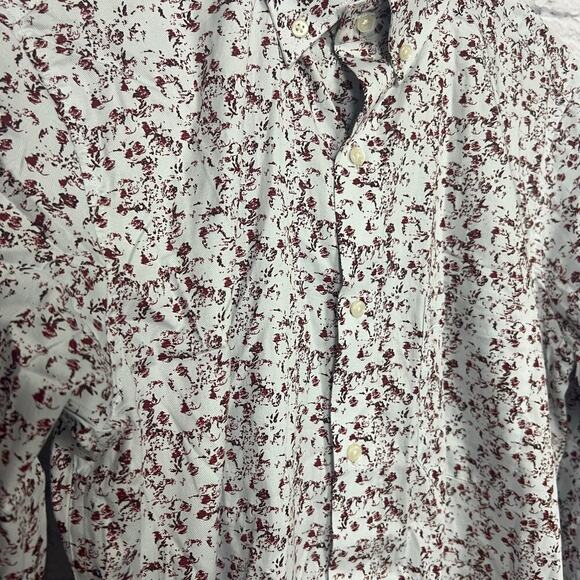 French Crown Men's Pattern Button Down Shirt - Picture 3 of 10